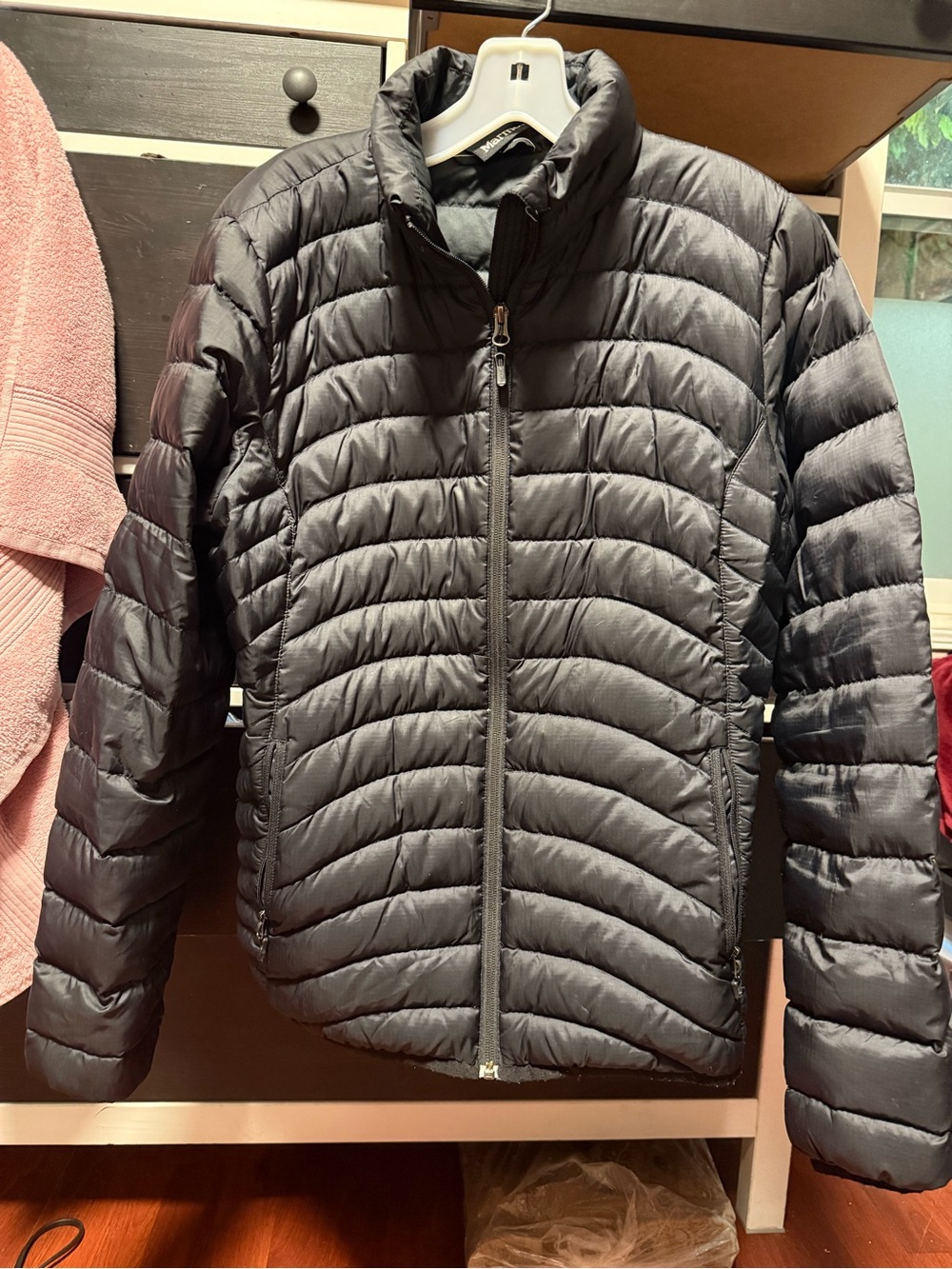 Marmot Black Quilted Puffer Jacket